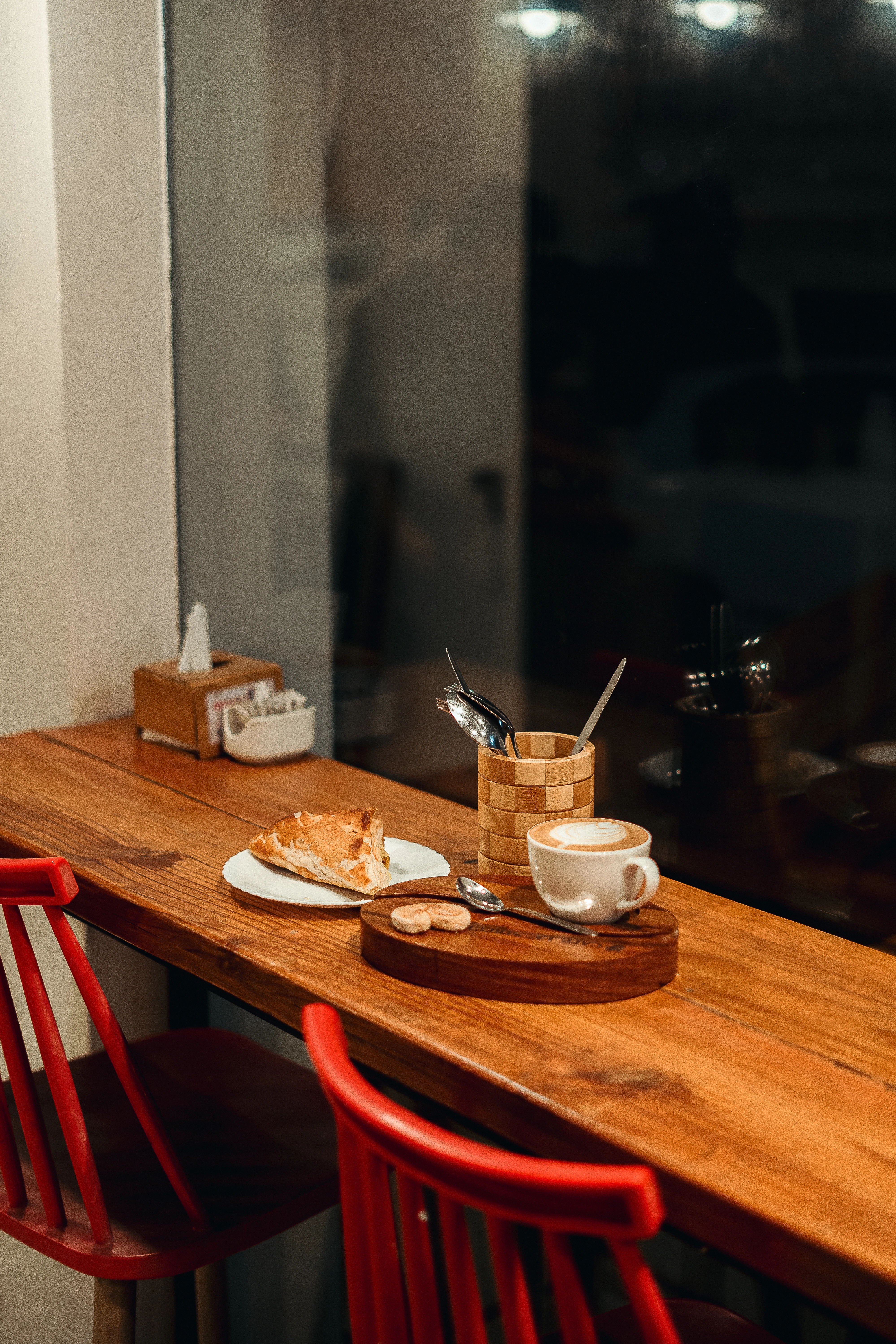 Cafe table ambience